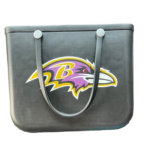 NWT Logo Brands Officially Licensed NFL Venture Tote- Baltimore Ravens - Picture 2 of 9